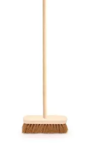 10" SOFT COCO BESENKOPF INDOOR WEICHE BORSTEN BÜRSTE UND GRIFF - Bild 1 von 10
