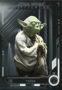 Star Wars Masterwork 2019 Base Card #8 Yoda - Picture 1 of 1