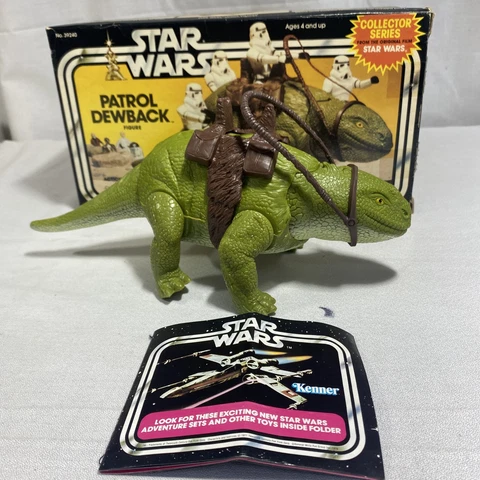 VINTAGE 1983 KENNER STAR WARS PATROL DEWBACK Cover