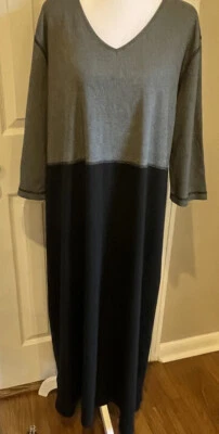 Maxi vestido tejido manga larga Orvis para mujer talla grande Foto 1 de 4