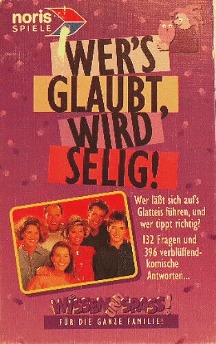 Wer´s glaubt, wird selig! Frage und Antwort Kartenspiel Kinder Familienspiel - Bild 1 von 1
