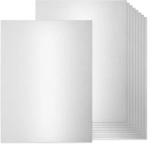 36 Sheets Silver Shimmer Cardstock, 8.5" X 11" Metallic Cardstock Paper, 250Gsm/ - Picture 1 of 12