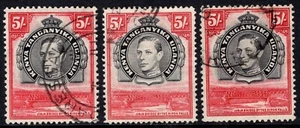 K.U.T. 1938-54 5er ALLE 3 AUFGELISTET, SG 148, a, b, gut gebraucht, Kat. 27,50€ - Bild 1 von 2