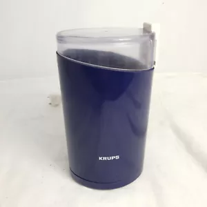 Vintage Krups Fast One Touch Coffee Bean Mill Grinder Type 203 Black - Picture 1 of 10