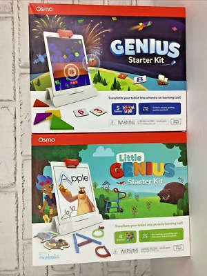 Osmo Genius and Little Genius Starter Kits Educational Toy Ages 3-5 and 6-10 - Image 1 of 4
