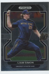 2022 PANINI PRIZM DRAFT PICKS Liam Simon Rookie San Francisco Giants #PDP166