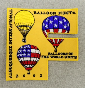 AIBF Albuquerque International Balloon Fiesta 2002 - Parche oficial del evento - Como nuevo - Imagen 1 de 3