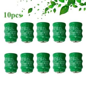 10PCS Rechargeable Battery 3.6V 40mAh Ni-MH With 2 Pins/Tabs For PLC Water Meter - Picture 1 of 3