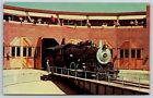 Trains~Railfair 81 Santa Fe Locomotie 1010 On Turntable~Vintage Postcard