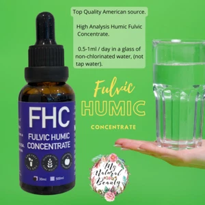 High Analysis Humic Fulvic Concentrate- 30ml in Glass Dropper Bottle. - Picture 1 of 12