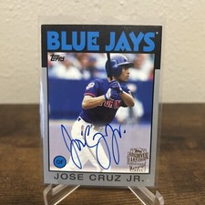 2015 Topps Archives Fan Favorites Silver #JCJ Jose Cruz Jr. Autograph /199