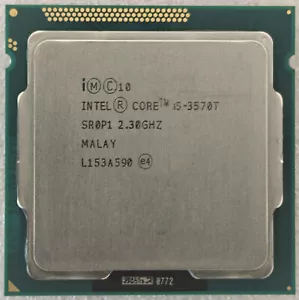 Intel Core i5-3570T SR0P1 Quad Core Processor 2.3 GHz Socket LGA1155 45W CPU - Picture 1 of 2
