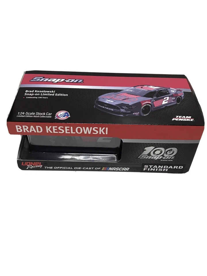 NASCAR Brad Keselowski Diecast 2020 #2 Snap on Tools 100th Anniversary 1 24