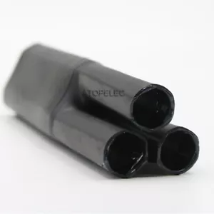 3-Cores Adhesive Glue Lined 2:1 Branch Heat Shrink Tube Terminal Dual Wall 1KV - Picture 1 of 2