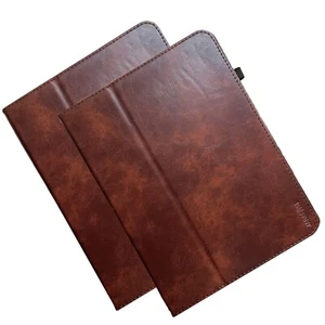 Leder Stand Case Apple iPad Air ( 13" M2 ) ab 2024 Tablet Cover Etui Schutzhülle - Picture 1 of 12