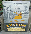Vintage Rototiller Power Tiller Of A Hundred Uses Brochure