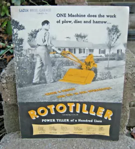 Folleto vintage de cien usos rototiller de potencia - Imagen 1 de 4
