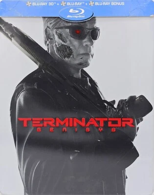 COFFRET STEELBOOK BLU-RAY 3D + BLU-RAY + BLU-RAY BONUS TERMINATOR GENISYS - Photo 1/2