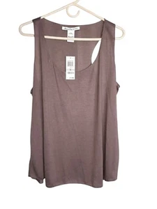 American Rag Trendy Plus Size 1X Racerback Tank Top Color Twilight Sands - Picture 1 of 3