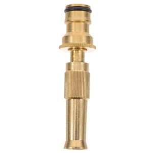 Telescopic Water Pipe Head Garden Hose Brass Adjustable Cone Nozzle - Picture 1 of 12