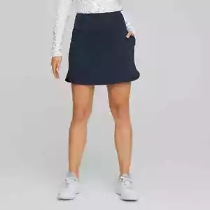 PUMA Women's PWRMESH Golf Skirt SMALL NAVY MARINE NEW NWT GOLF TENNIS - Picture 1 of 10