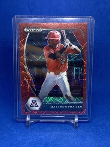 2021 Panini Prizm Draft Picks Prizms Red Velocity #220 Matthew Fraizer