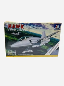Hawk T.Mk1 Jet Italeri 1/72 Model Kit 186 British Aerospace Fighter New Sealed - Picture 1 of 8