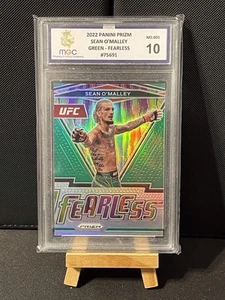 Panini Prizm UFC 2022 Sean O’Malley Green Fearless MGC 10 - Picture 1 of 1