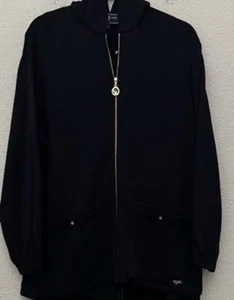 St. John Sport by Marie Pulloverjacke schwarz Wollmischung mit Kapuze Größe M - Bild 1 von 16