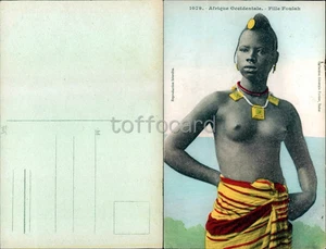 RISQUE NUDO ETNICO FRANCIA AFRICA OCCIDENTALE-D11-90 - Picture 1 of 1