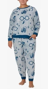 Harry Potter Wizarding World Schlafanzug 2 tlg Set Blau Größe Gr. 22 PJ Set - Bild 1 von 6