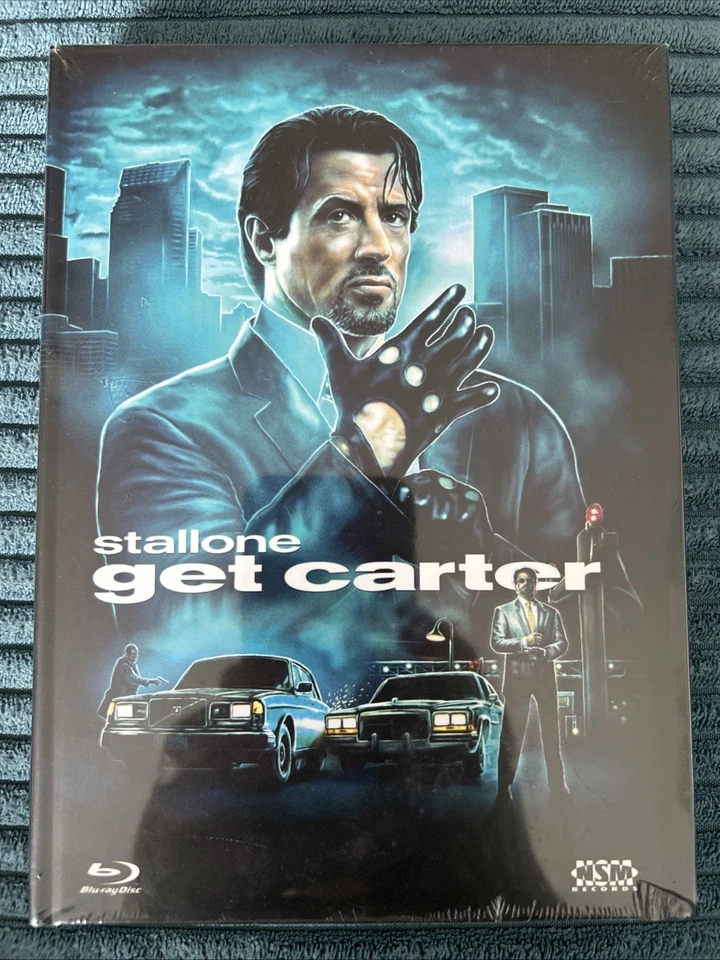Get Carter🌟Limited  Bluray + DVD  MEDIABOOK Cover D (S. Stallone) RAR / NEU!! - Bild 1 von 3