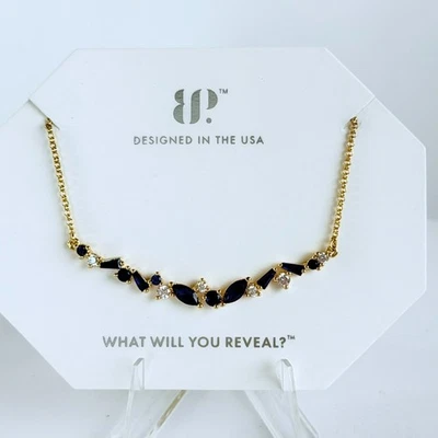 Collar Bomb Party Septiembre "Make It Last Forever" Oro Zafiro Creado en Laboratorio Foto 1 de 2