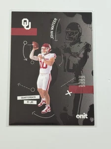 2025 ONIT Oklahoma Silhouette #SIL-4 John Mateer - Foto 1 di 2