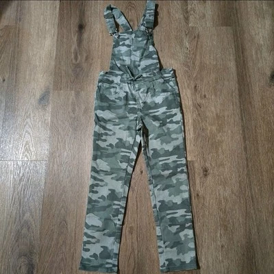 Cat & Jack Girl's Camo Ultimate Stretch Overalls‎ Size 6X Small - Image 1 of 4