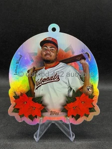2025 TOPPS MLB Holiday  James Wood RC #OO-5 Oversized Die Cut Ornament Nationals - Picture 1 of 4