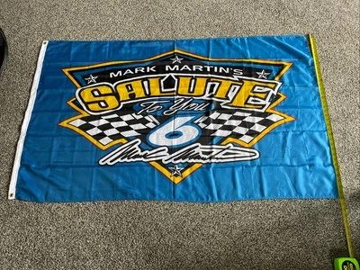 Mark Martin NASCAR Flag 3’x5’ - Image 1 of 4
