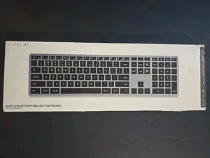 Satechi Slim X3 Bluetooth Backlit Keyboard with Numeric Keypad  Illuminated. - Picture 1 of 2