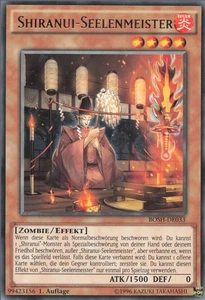 YuGiOh Shiranui-Seelenmeister BOSH-DE033 Rare NM unl. - Bild 1 von 2
