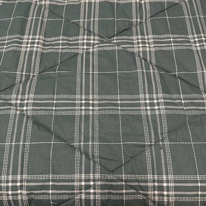 Green Plaid Comforter HEAVY Reversible Cabin Holiday Full/Queen 104x90” EUC - Picture 1 of 7