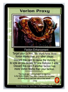 Babylon 5 - Vorlon Proxy "Faction Enhancement" - CCG Card (1998) - Picture 1 of 2