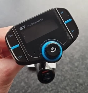 GizmoVine Trasmettitore FM Bluetooth Kit Auto QC Caricatore 3 in 1 Lettore Musicale - Foto 1 di 10