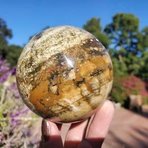 Ozeanjaspis Heilkugel | A Klasse | 557 Gramm - Bild 1 von 14