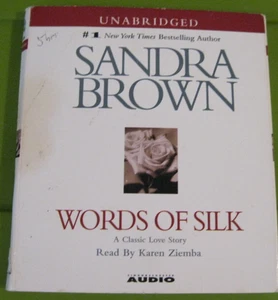 WORDS OF SILK A NOVEL BY SANDRA BROWN AUDIO BOOK ON 5 CDs UNABRIDGED VERSION - Picture 1 of 2