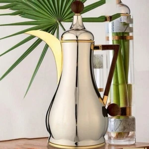 Luxury handle color Vacuum Flask Coffee Pot Arabic Style Dallah - Picture 1 of 7
