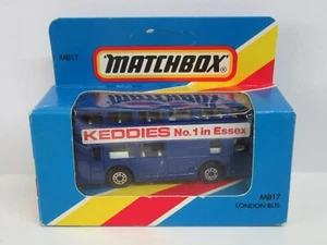 MATCHBOX Superfast MB17 London Bus "Keddies No.1 in Essex" - Mint/Boxed - Imagen 1 de 2