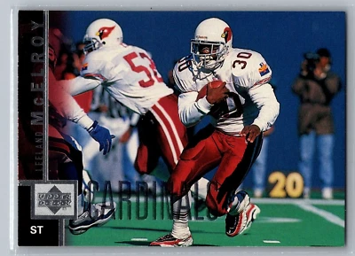 1997 UPPER DECK CARD # 103 Leeland McElroy - Arizona Cardinals - Image 1 of 2