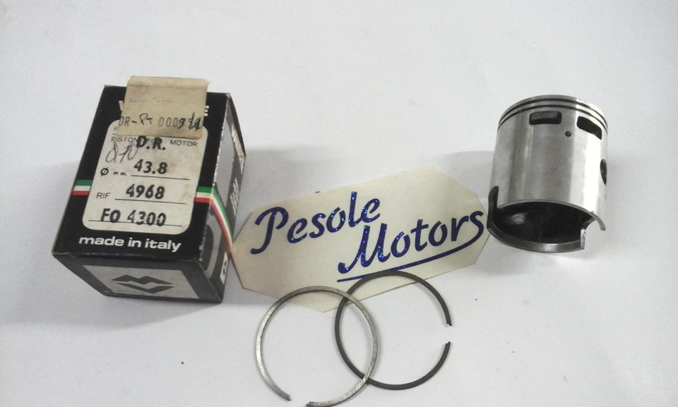 PISTONE PISTON KOLBEN CIAO 43,8    FORO10 DR  SOLO PISTONE E FASCE RF.4968 - Immagine 1 di 1