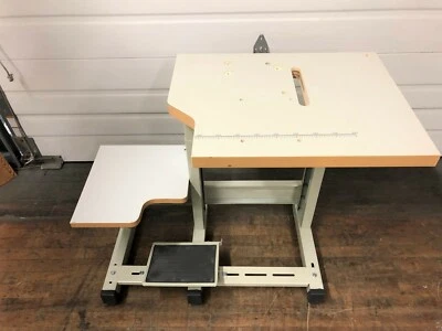 S.E.W. LINE SEWLINE NEW SPECIAL 3 LEG TABLE SET FOR CYLINDER BED INDUSTRIAL SEWING MACHINE