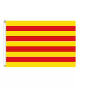 Catalogne Drapeau Région France Polyester 90x150cm ou 60x90cm - Imagen 1 de 4